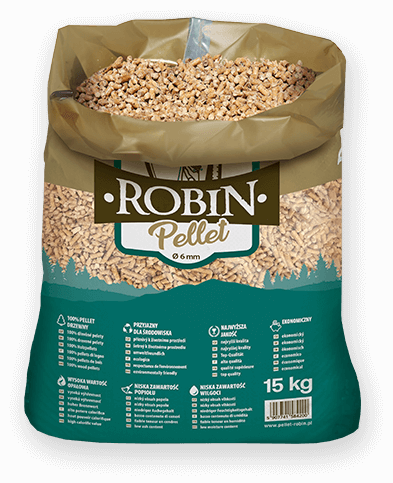 worek pelletu opałowego Robin do kupienia w Nowej Sarzynie lub sklepie internetowym
